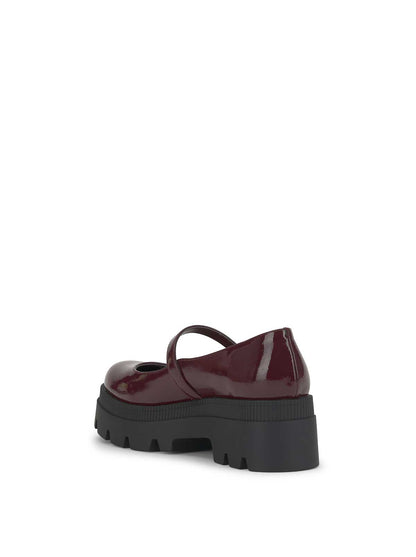 Uvelia Lug Loafer in Dark Cherry