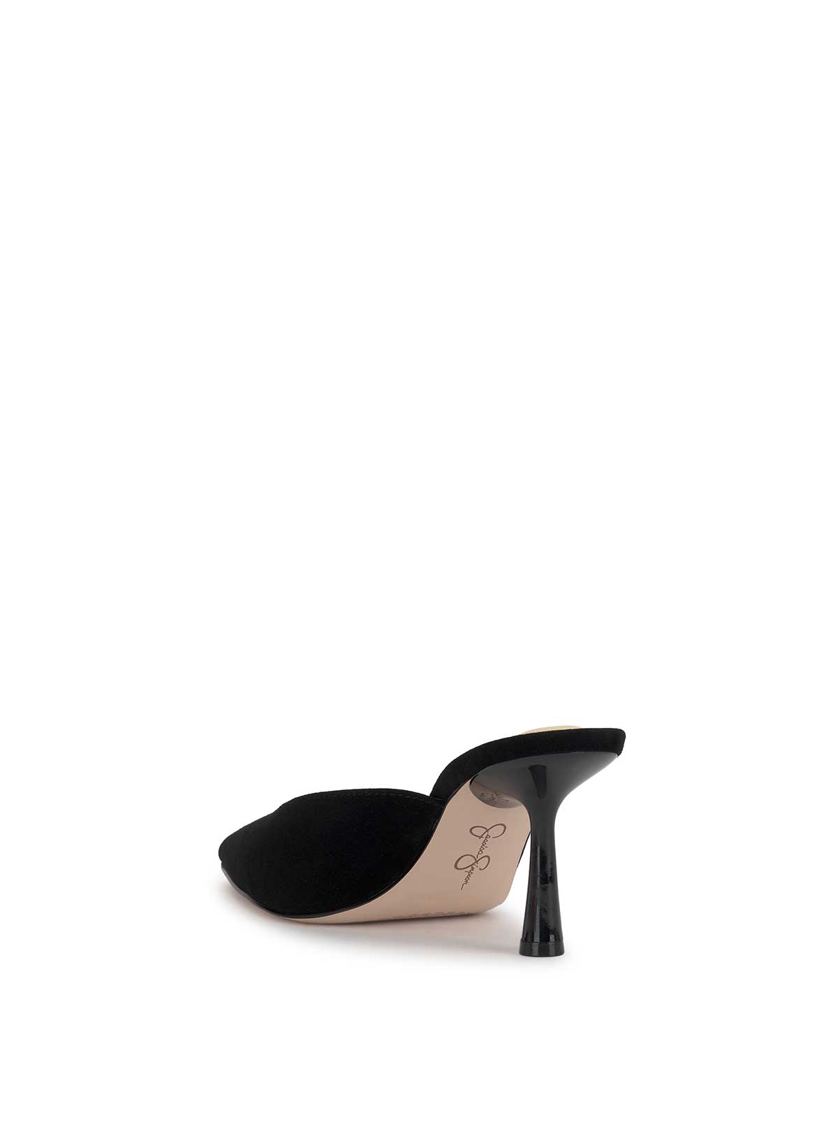 Xia Pointed-Toe Mule in Black