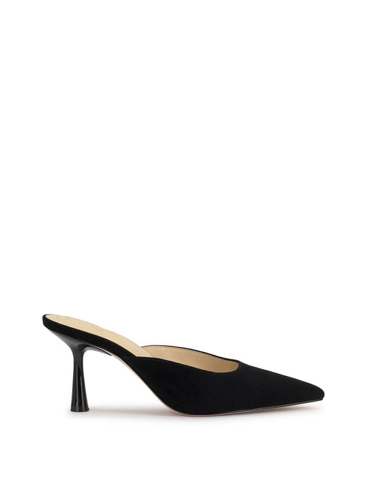Xia Pointed-Toe Mule in Black