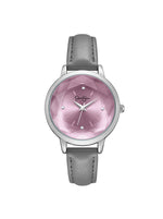 Faceted Glass Watch in Gray