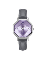 Octagonal Face Watch in Silver