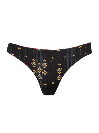 Reversible Shirred Bikini in Swipe Right