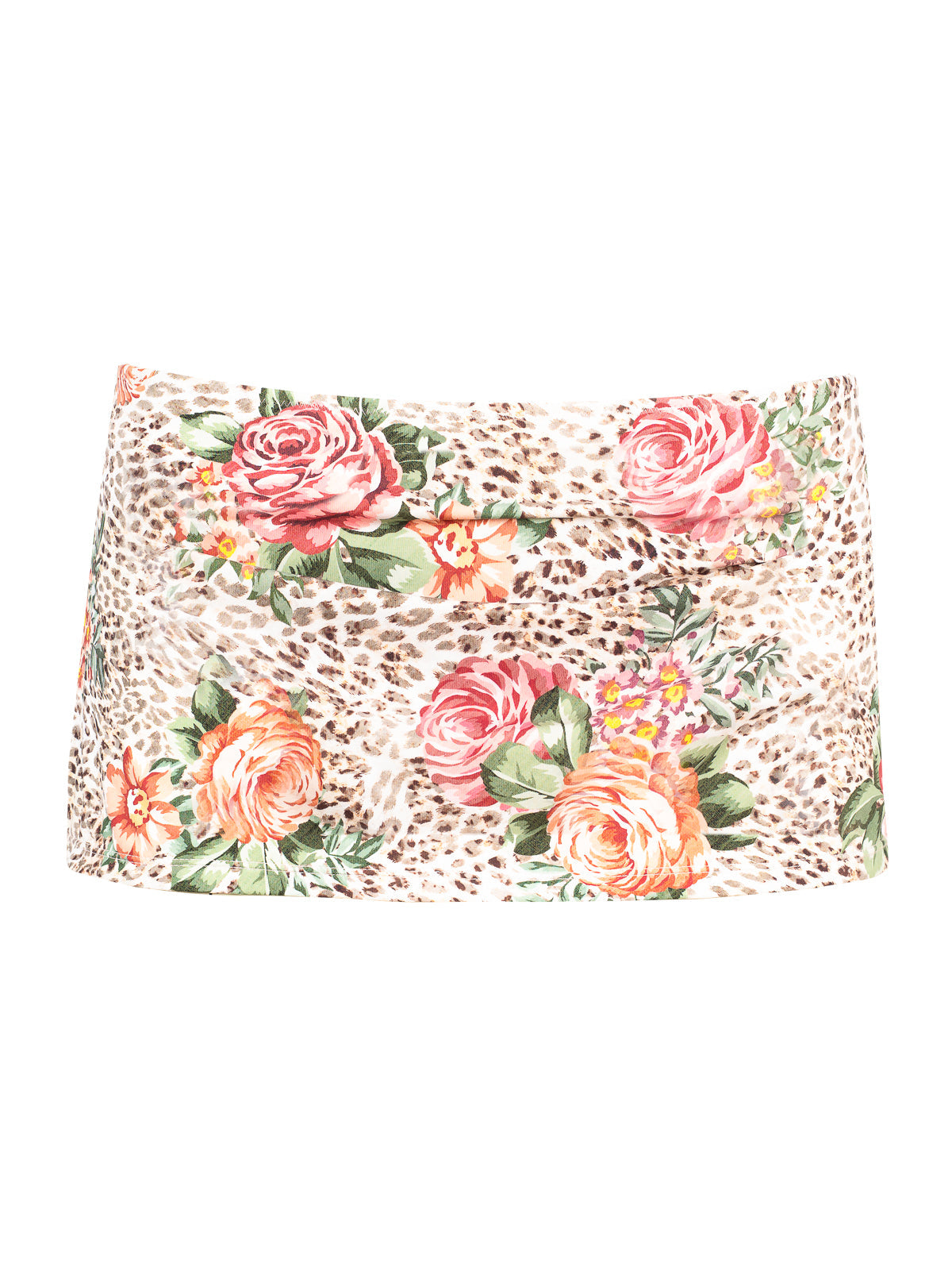 Mini Swim Skirt in Animal Control