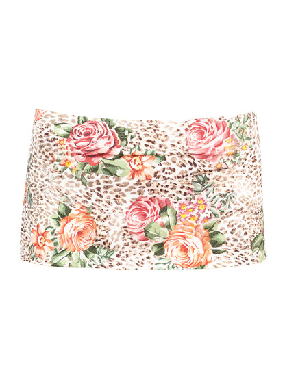 Mini Swim Skirt in Animal Control