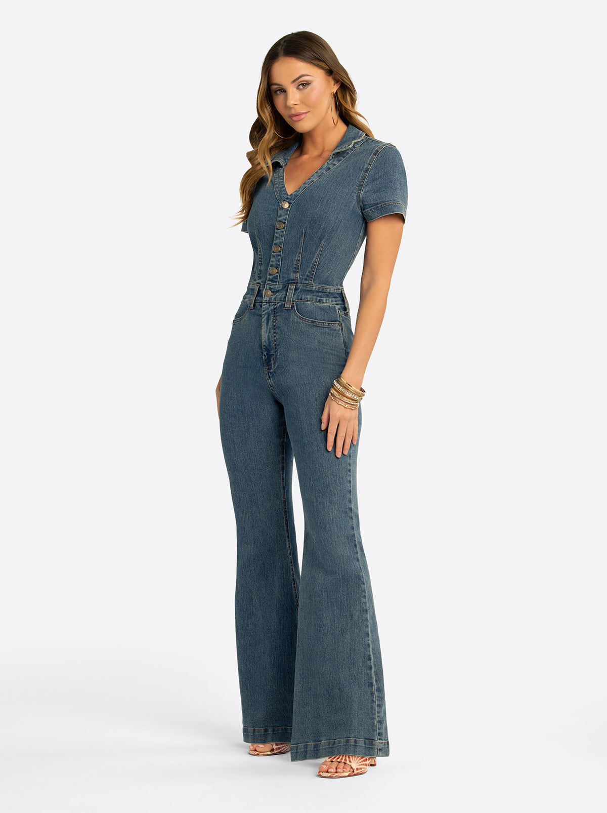 JS Jessica Simpson Lyra Jumpsuit in Reflector