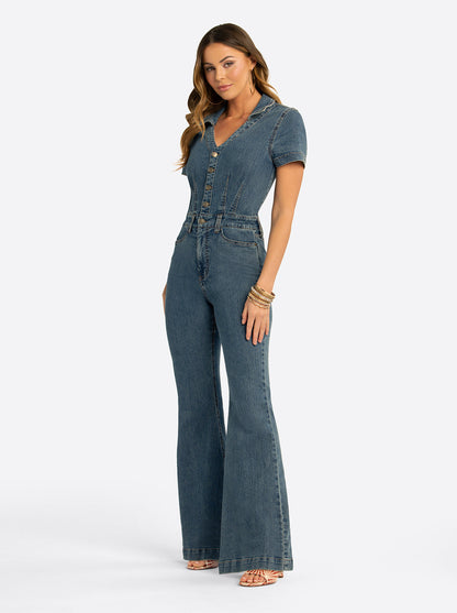 JS Jessica Simpson Lyra Jumpsuit in Reflector