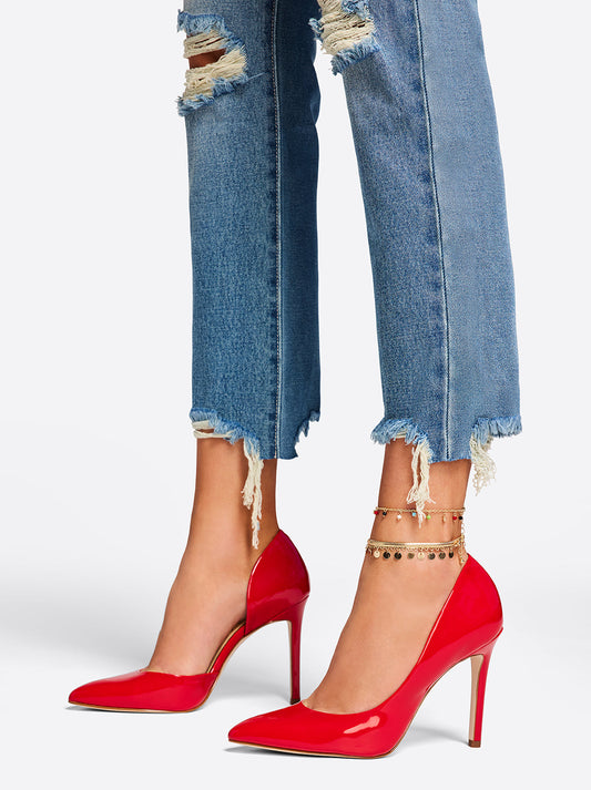 Prizma D'Orsay Pump in Red Patent