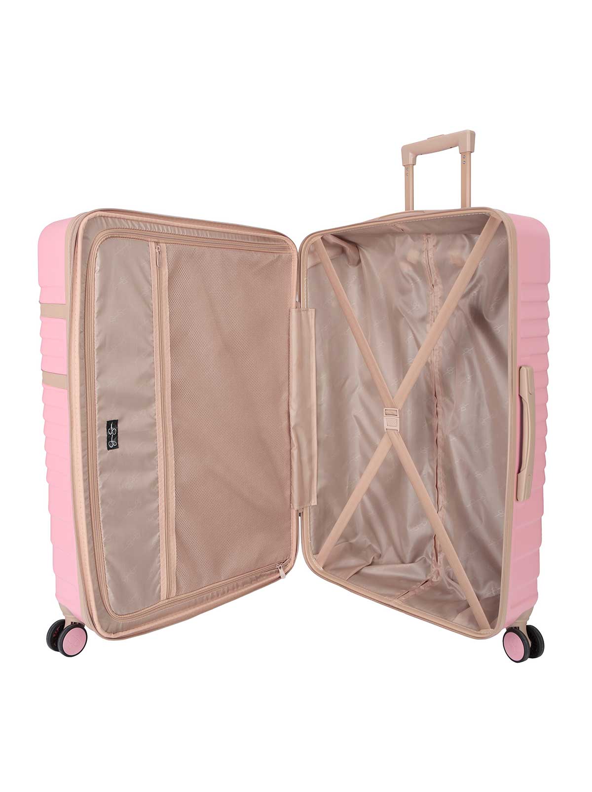 Lorelai Luggage Collection in Quartz Pink