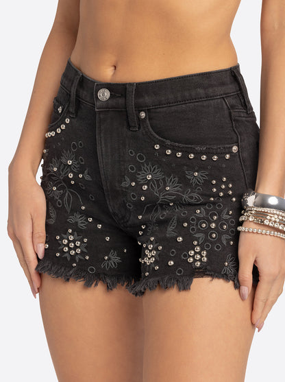 Jessica Simpson 2.0 Patsy Short in Washed Black