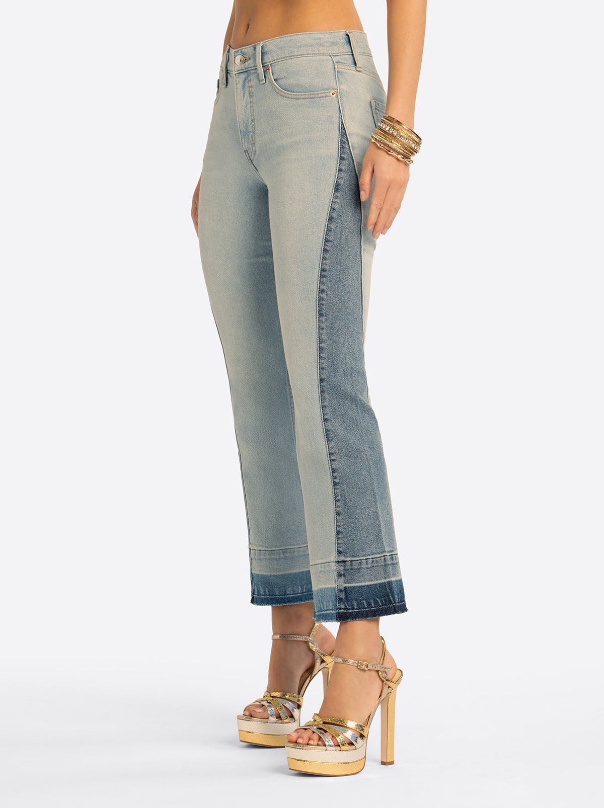 JS Jessica Simpson Plano Ankle Flare Jean in Edgewater
