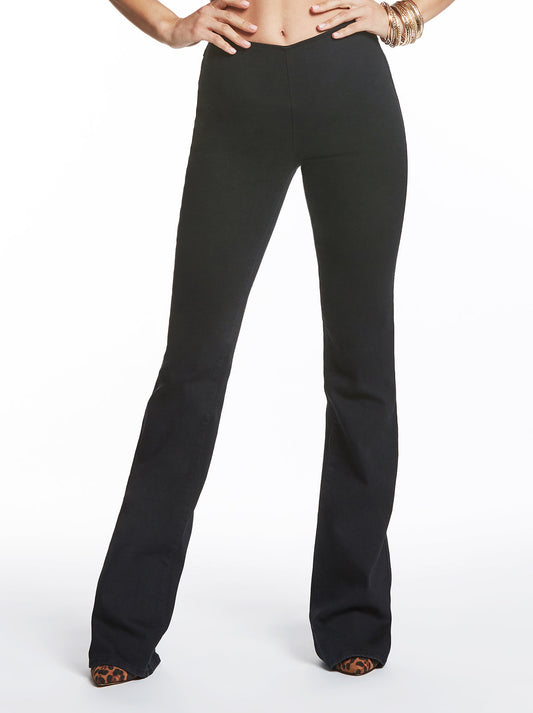 Pull On Flare in Black