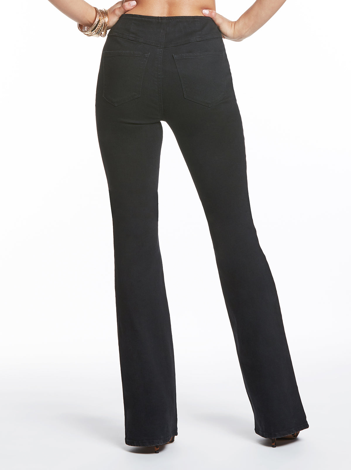 Pull On Flare in Black
