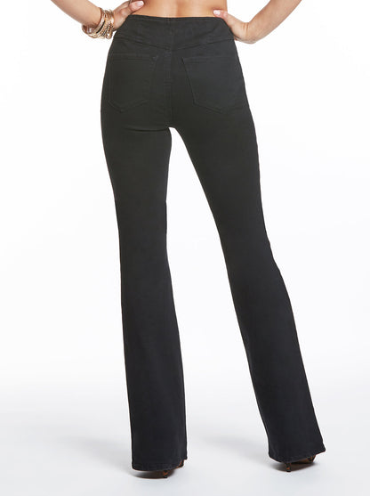 Pull On Flare in Black