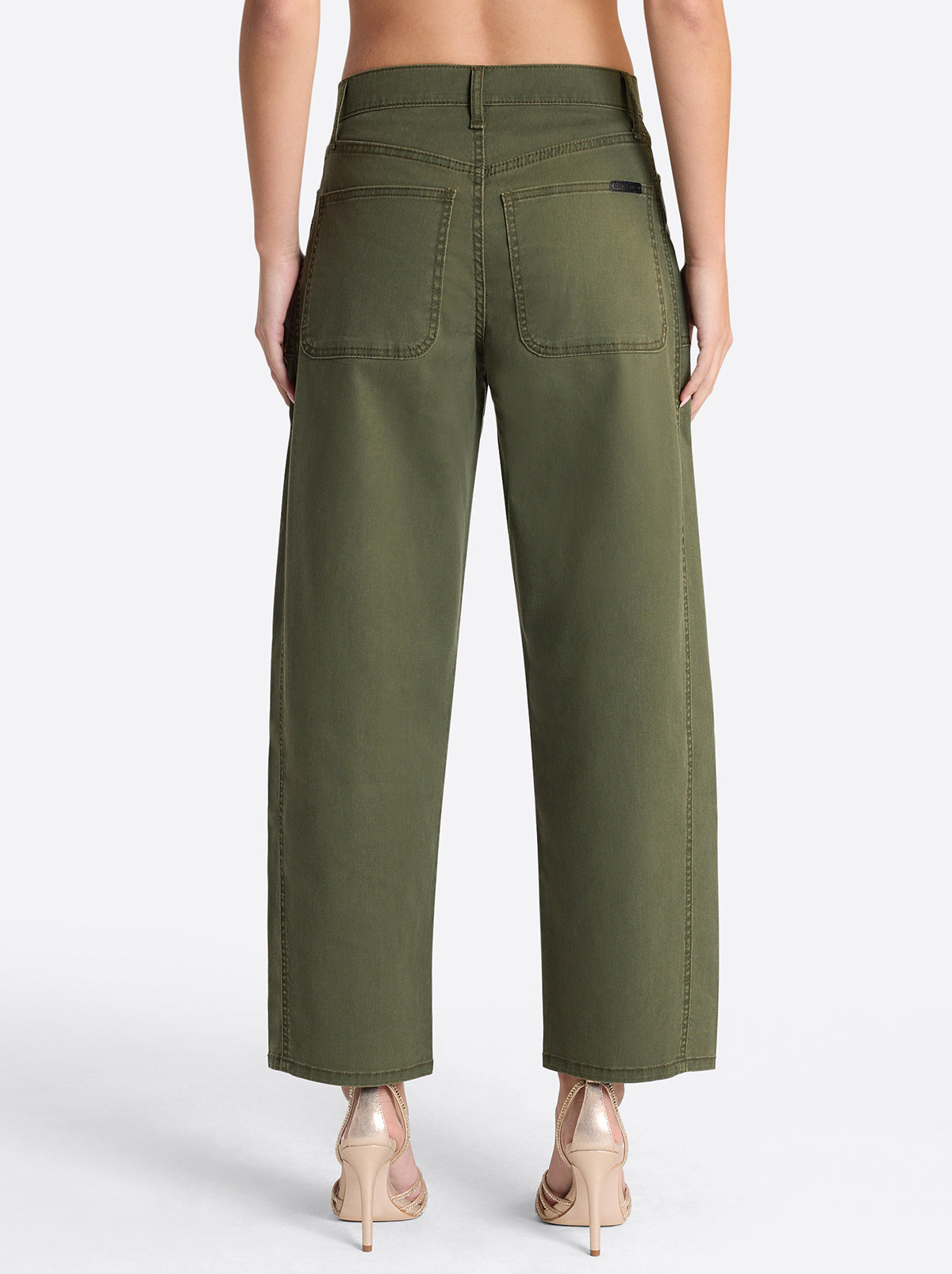 Relaxed Barrel Jeans in Forest Night