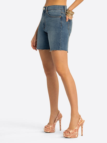 JS Jessica Simpson San Antonio Bermuda Shorts in Seashell