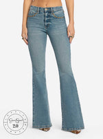 Jessica Simpson 2.0 Stevie Flare Jeans in Poppy