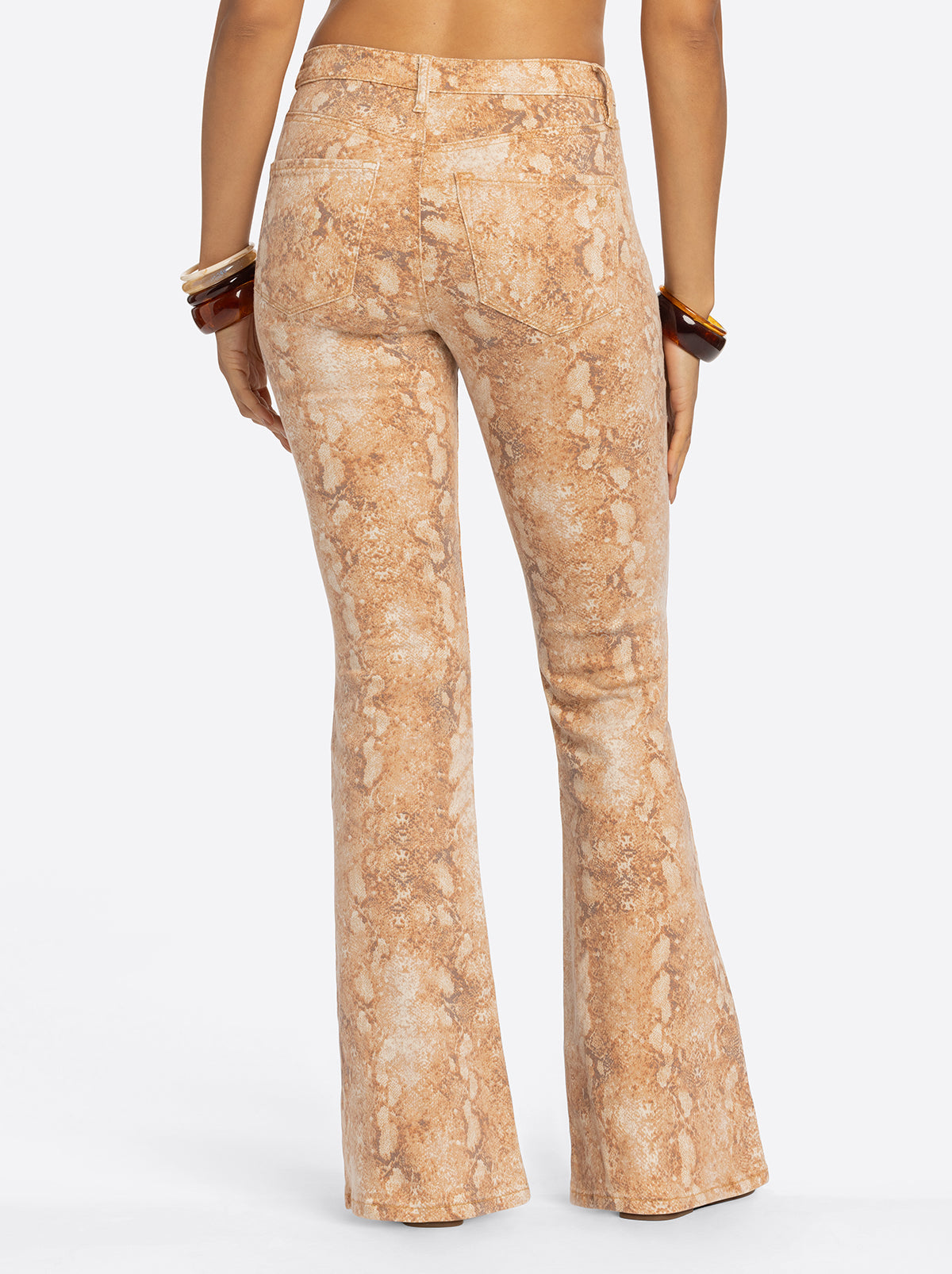 Jessica Simpson 2.0 Stevie Flare Jeans in Snake